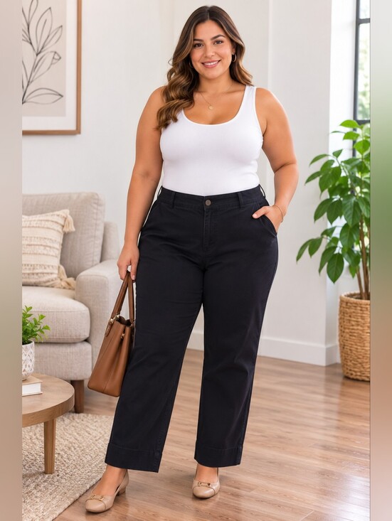 Pants - Women's Black Stretch Pants XL No Brand